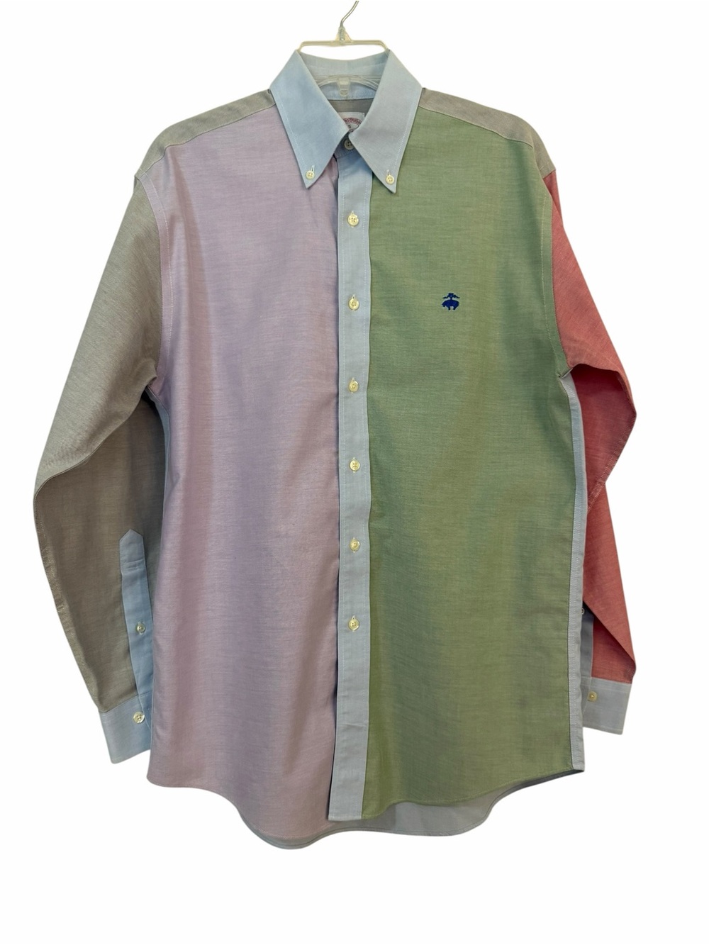 Brooks Brothers 346 Multi-panel Fun Shirt Button Down Size Small Cotton Summer